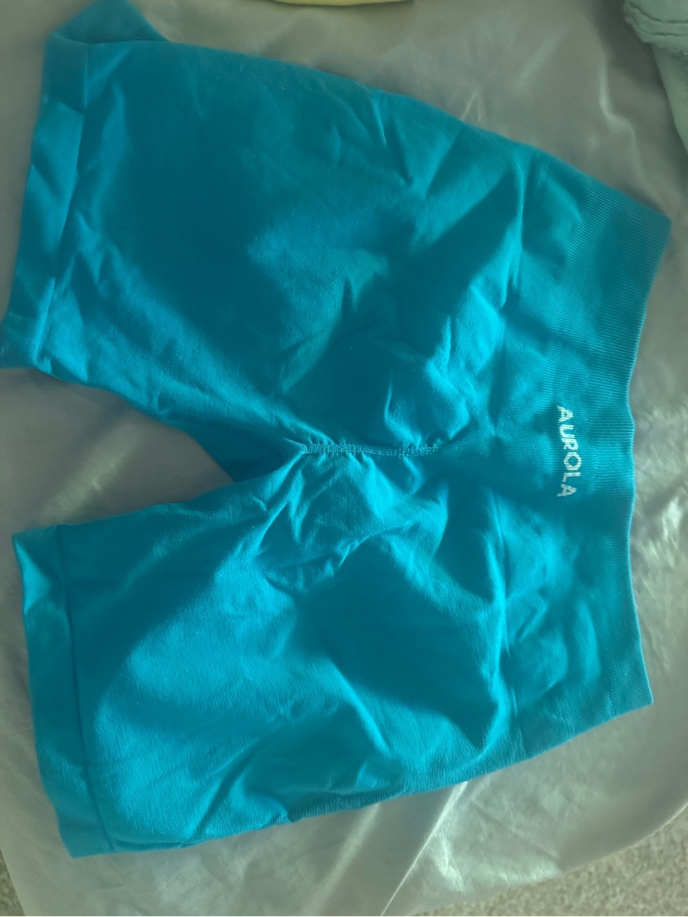 Aurola  Teal seamless shorts